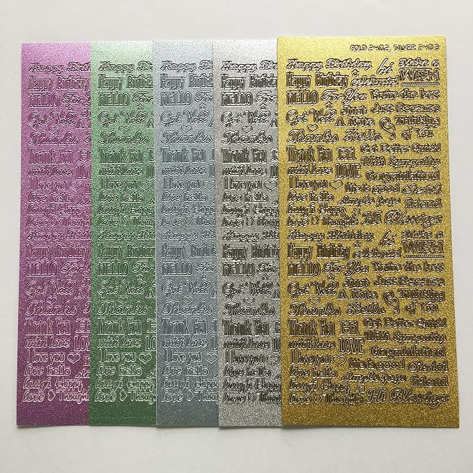 Paper Wishes – Dazzles Stickers Collection | Unique Stickers for Scrapbooking, Cardmaking, Gifts and All of Your DIY Crafting, Art and Creative Projects - Inspiration at Your Fingertips
